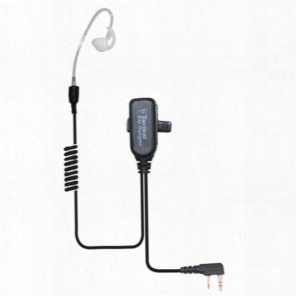 Earphone Connection Coyote Lapel Microphone W/ptt Button, For Kenwood Tk208/220/240/240d/248/2100/2160/2170/3100/3200, Protalk & Freetalk Xls - Clear - Unisex -