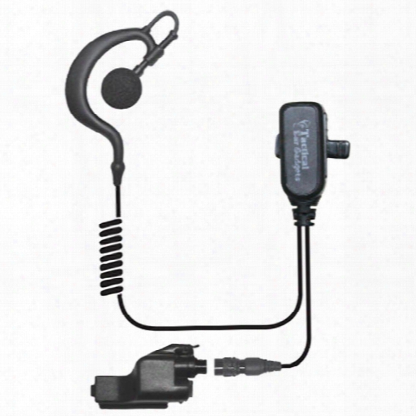 Earphone Connection Falcon Earhook Lapel Mic W/ Ptt Button & Quick Release&trade;, For Motorola Radios - Unisex - Included