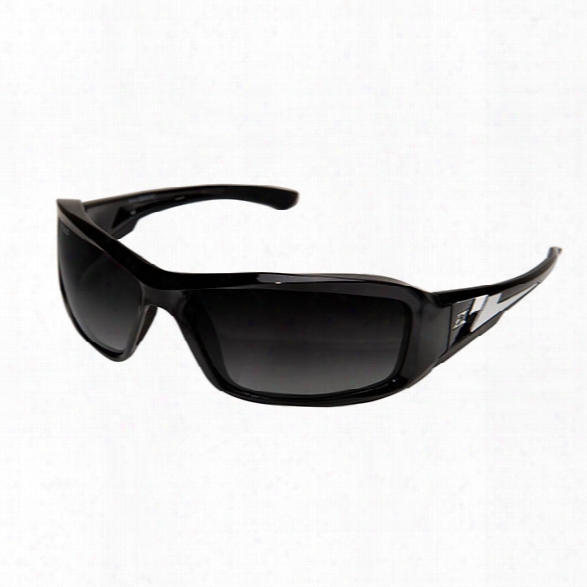 Edge Eyewear Brazeau Safety Sunglasses W/ Black Frame And Polarized Gradient Lens - Black - Unisex - Included