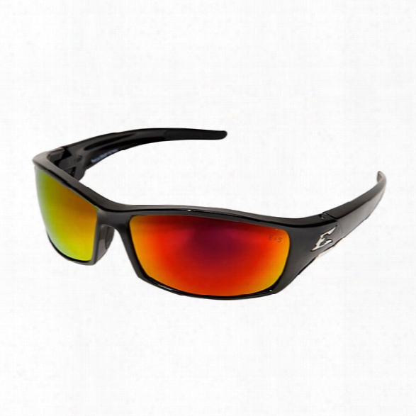 Edge Eyewear Reclus Safety Sunglasses W/ Black Frame And Smoke Lens - Black - Unisex - Included