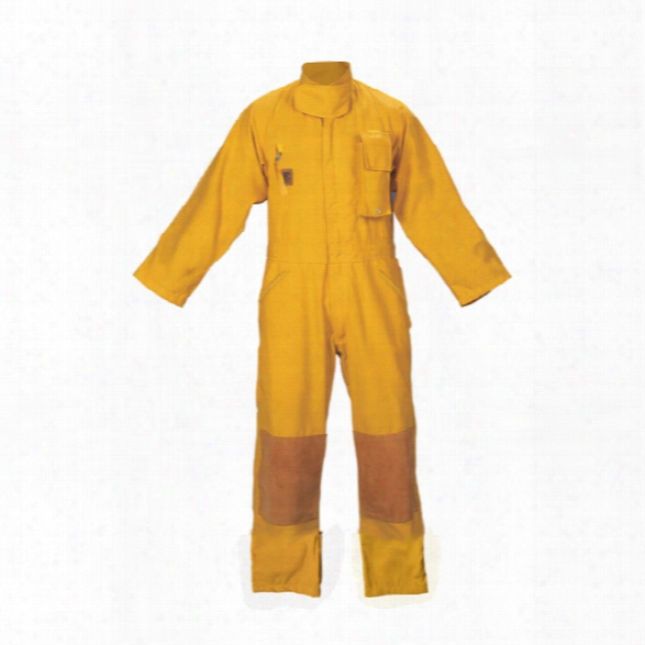 Fire-dex Wildland Coverall 6oz Nomex Yellow 2xlarge - Yellow - Male - Included