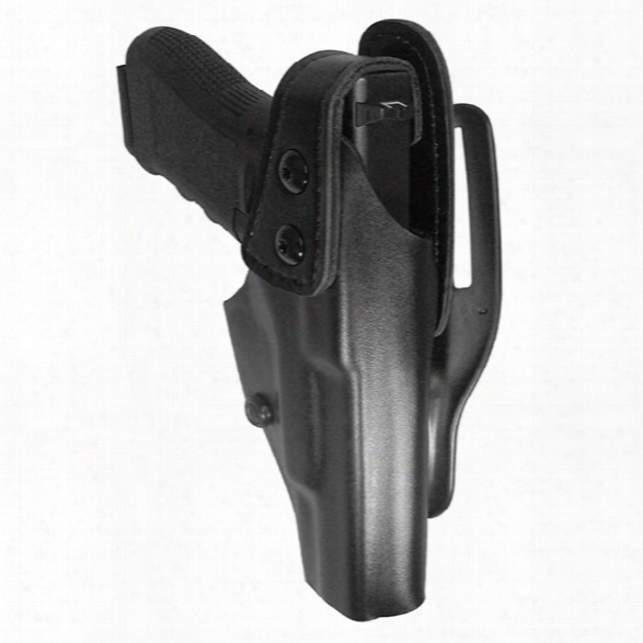 Gould & Goodrich 338 Adjustable Tension Duty Holster, Plain Black, Rh, Fits Glock 17, 22, 31 - Black - Unisex - Included