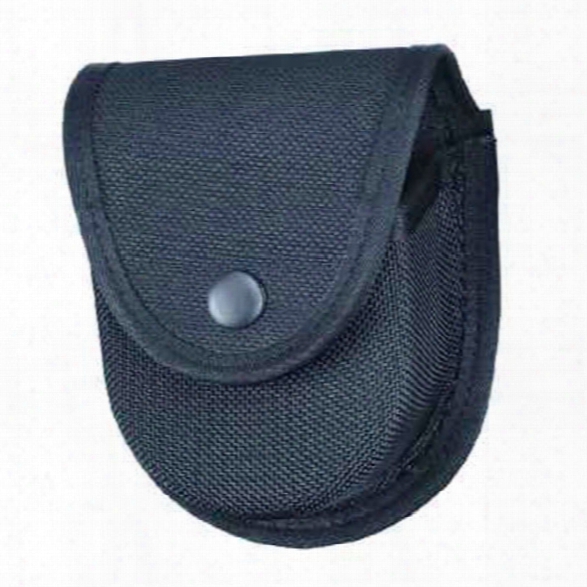 Gould & Goodrich 596 Double Handcuff Case, Ballistic Nylon, Black Snap - Black - Unisex - Included