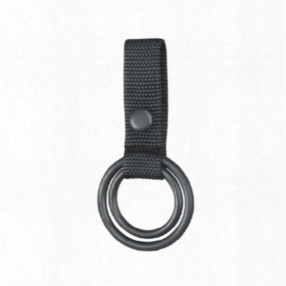 Gould & Goodrich 615 Double Ring Flashlight Holder, Duraweb Nylon, Fits C-cell & D-cell Flashlights - Black - Unisex - Included