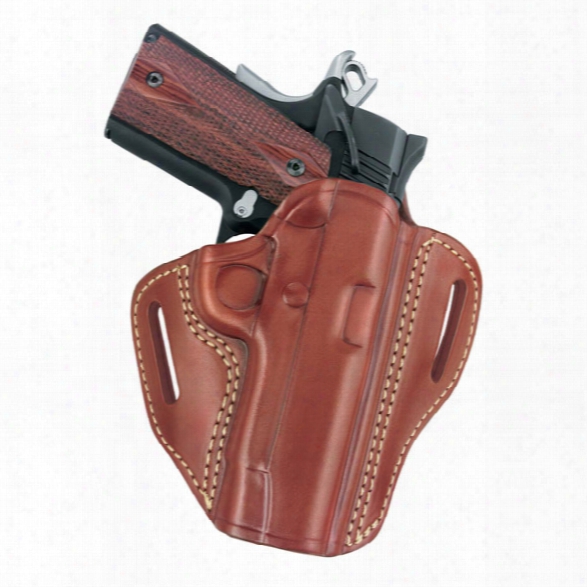 Gould & Goodrich 800 Open Top Two Slot Holster, Chestnut Brown, Rh, Fits Most 1911-type Pistols With 3.0 Inch To 4.25 Inch Bbl - Brown - Male - Included