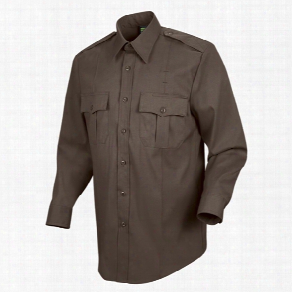 Horace Small Deputy Deluxe Shirt, Brown, 14.5 Collar, 32 Sleeve Length - Brown - Male - Included