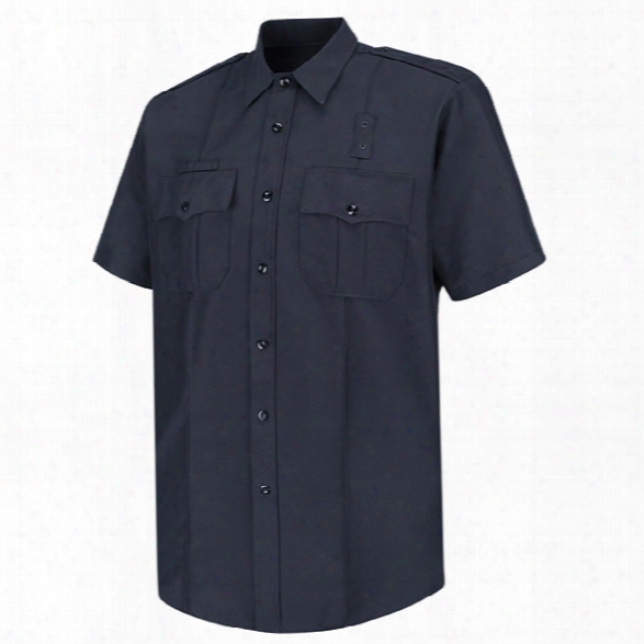 Horace Small Sentry Action Option Short Sleeve Shirt, Dark Navy, 14.5 Collar - Blue - Female - Included