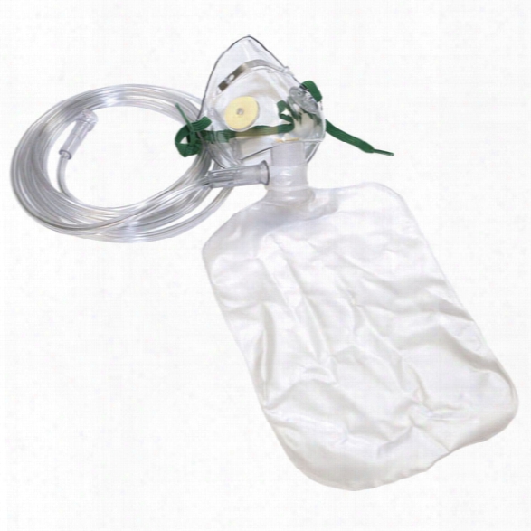 Medline Non-rebreathing Mask W/ Safety Vent, Adult, Latex-free - Male - Included