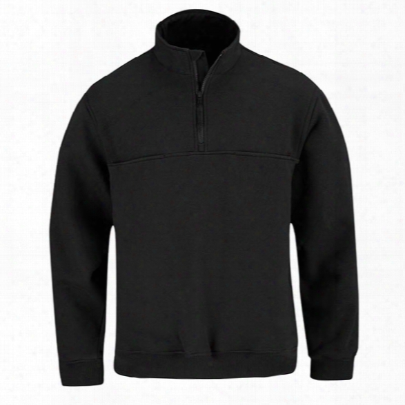 Propper 1/4 Zip Job Shirt, Black, 2x-large Long - Black - Male - Included