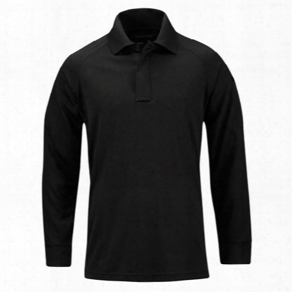 Propper Snag-free Long Sleeve Polo, Black, 2x-large - Black - Male - Included