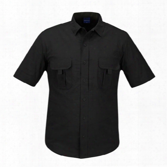 Propper Summerweight Tactical Short Sleeve Shirt, Black, 2x-large - Black - Male - Included