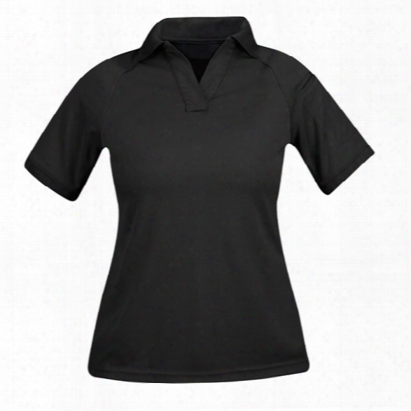 Propper Women's Snag-free Short Sleeve Polo, Black, Large - Black - Female - Included