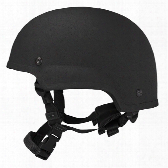 Protech Delta 4 Mid Cut Ballistic Helmet Iiia W/mesh Crown System, Black, Large - Black - Unisex - Excluded