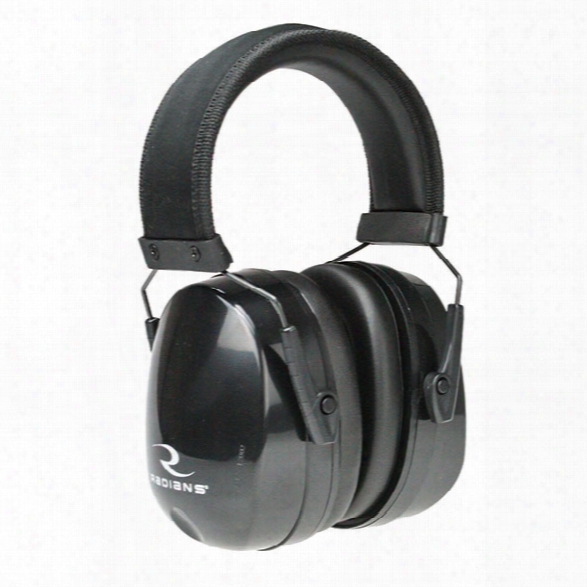 Radians Eradicator Earmuffs Nrr 28 Db, Black - Black - Unisex - Included