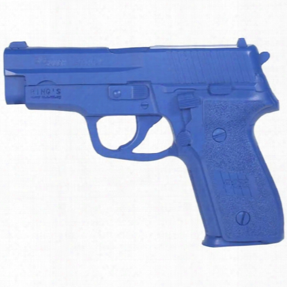 Rings Manufacturing Blue Gun, Sig P228 Training Weapon - Blue - Male - Included