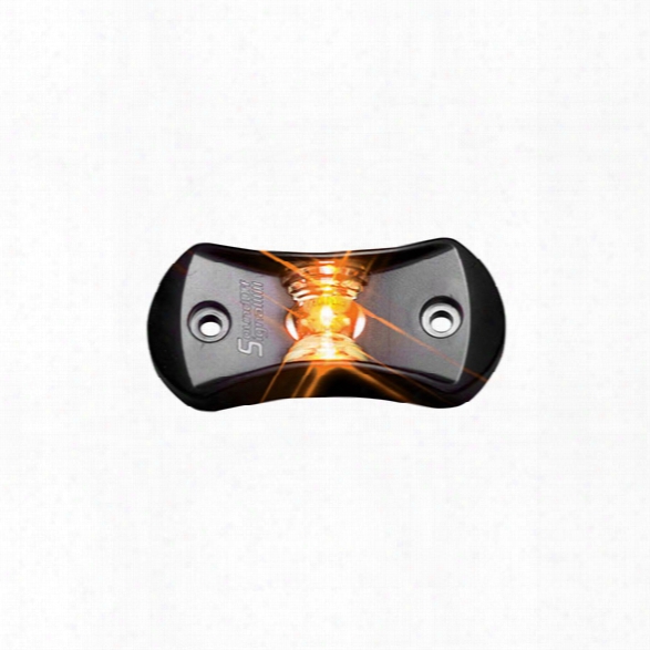 Soundoff Signal Fusion Lite, Permanent Surface Mount, Black Housing, Amber - Orange - Male - Included