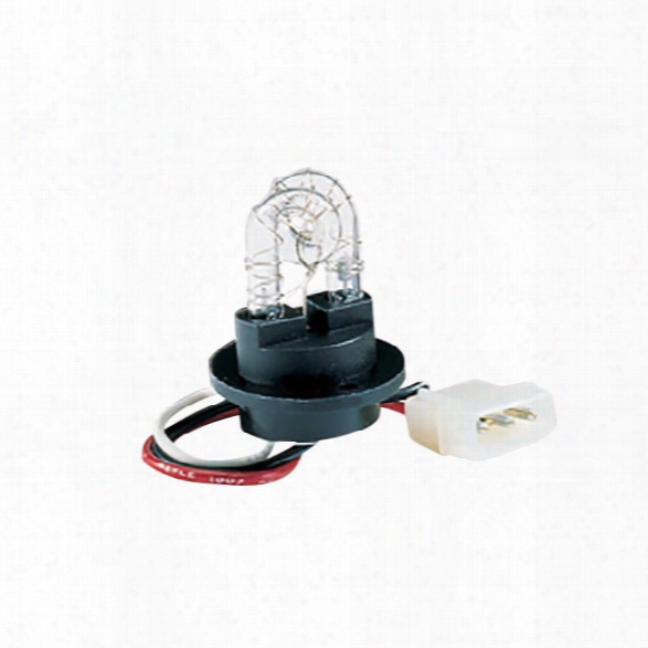 Soundoff Signal Undercover&trade; Strobe Tube, Screw-in, Black Base, Color Tube Iin Clear (each) - Black - Male - Included