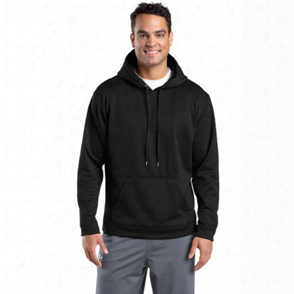 Sport-tek Sport-wick Fleece Hoody, Black, 2x - Black - Male - Included