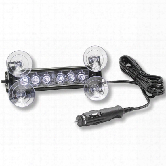 Star Headlight Starburst&trade; Dash Mount Light, 6" W/ 6 Led Array, Blue/blue - Blue - Unisex - Included