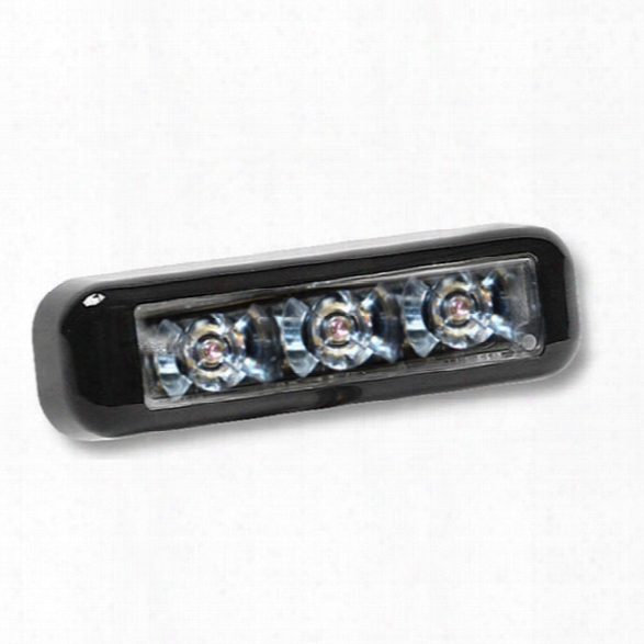 Star Headlight Starburst&trade; Dlx3 Series Led Auxiliary Light, Amber - Red - Male - Included