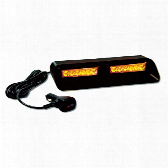 Star Headlight Versa Star&reg; Dlx4-hk Warning Light, Dual 4 Led Array, Amber - Blue - Male - Included