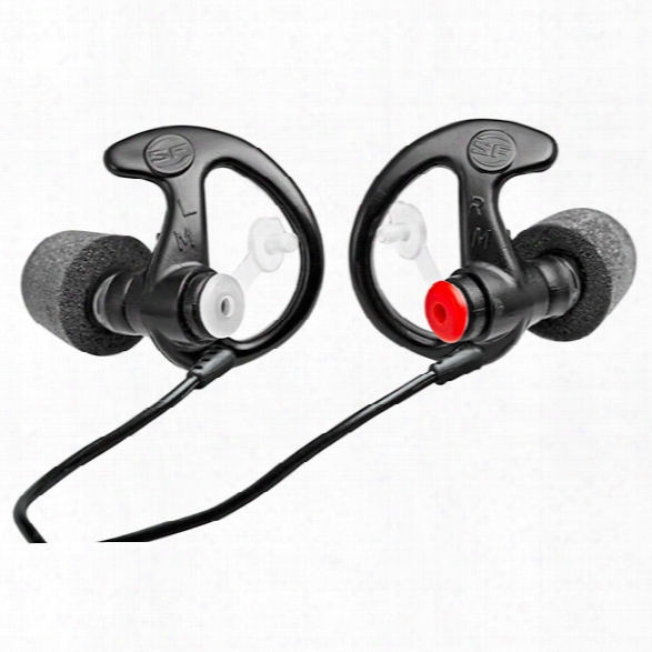 Surefire (1/pr) Ep7 Sonic Defenders Ultra Filtered, Foam-tipped Earplugs, Large, Black - Black - Unisex - Included