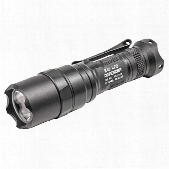 Surefire E1d Led Defender&reg; Dual-output Flashlight - White - Male - Included