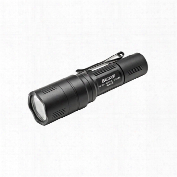 Surefire Eb1 Backup Click Switch Dual Stage Led Flashlight, 200/5 Lu, (1)123a, Black - Black - Male - Included