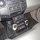 Havis Console, 12" for Ford F Series 08-2010, Under Dash, Vehicle Specific - male - Excluded