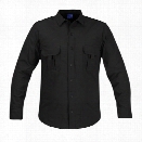 Propper Summerweight Tactical Long Sleeve Shirt, Black, 2X-Large Long - Black - male - Included