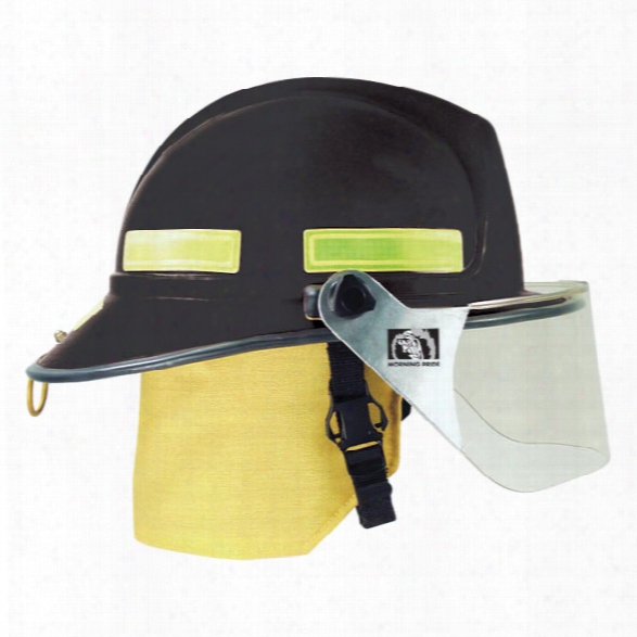 Total Fire Group Lite Force Plus Fire Helmet, Black - Gold - Male - Included