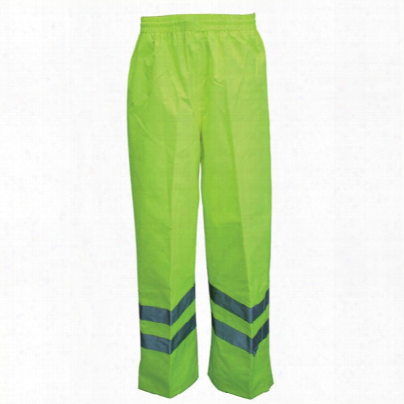 Viking Journeyman Trilobal Safety Waist Pants, Fluorescent Green, 2x-large - Brass - Unisex - Included