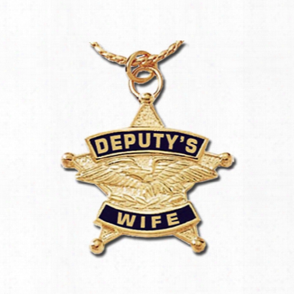 Blackinton Deputy's Wife Charm Necklace, Brass/gold Plate - Brass - Unisex - Included