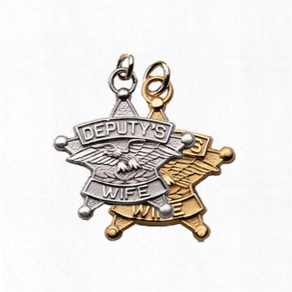 Blackinton Deputy's Wife Charm (no Chain), Sterling Silver - Silver - Unisex - Included