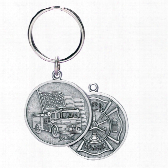 Blackinton Fire Key Chain - Pewter - U Nisex - Included