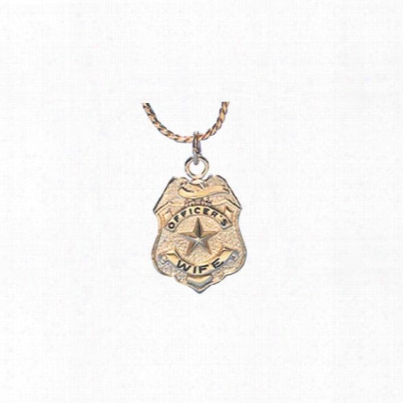 Blackinton Officer's Wife Charm Necklace, Brass/gold Plate - Brass - Unisex - Included