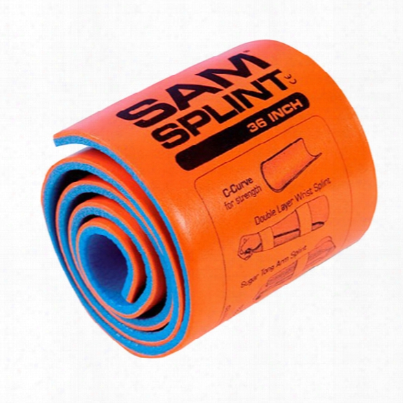 Certified Safety 36" Sam Splint - Unisex - Included