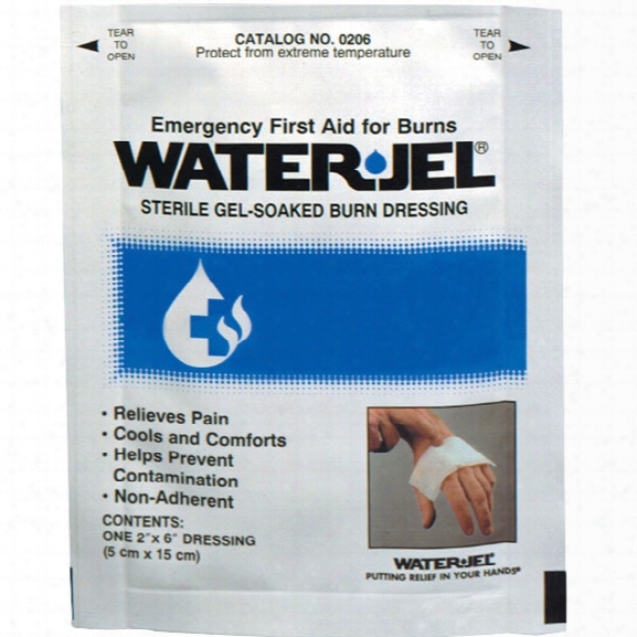 Certified Safety Sterile Burn Dressing, 2" X 6" - Unisex - Included