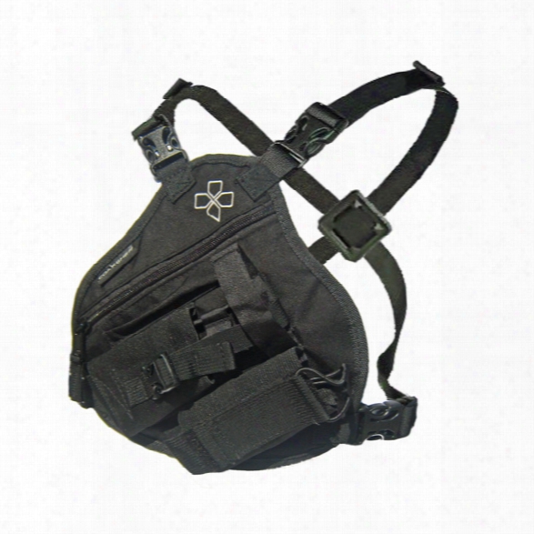 Coaxsher Rp-1 Scout, Radio Chest Harness, Black - Black - Male - Incuded