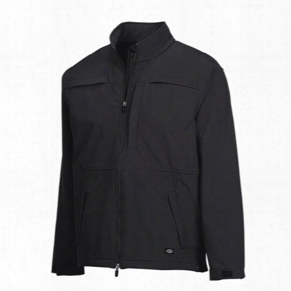 Dickies Tactical Softshell Jacket, Black, 2x - Black - Male - Included