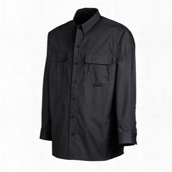 Dickies Ventilated Ripstop Ls Tactical Shirt, Black, 2x Reg - Black - Male - Included