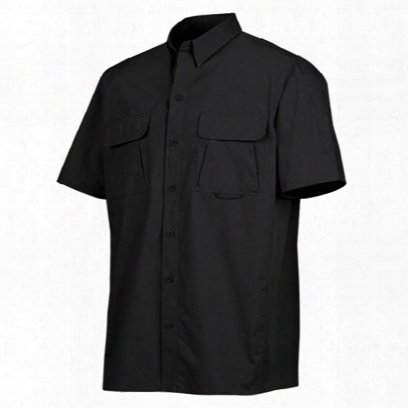 Dickies Ventilated Ripstop Ss Tactical Shirt, Black, 2x - Black - Male - Included