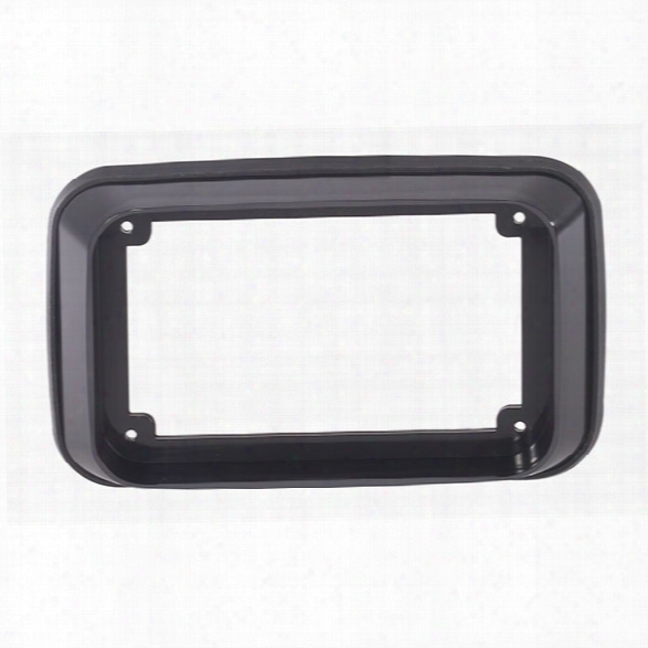 Federal Signal Quadraflare Trim Bezel, 6x4, Chrome - Chrome - Unisex - Excluded