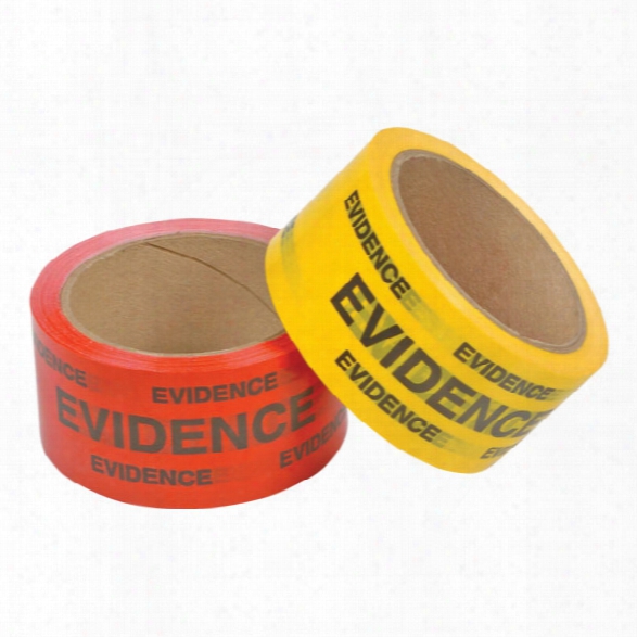 Forensics Source Evidence Box Sealing Tape, 2" X 165', Yellow - Yellow - Unisex - Included