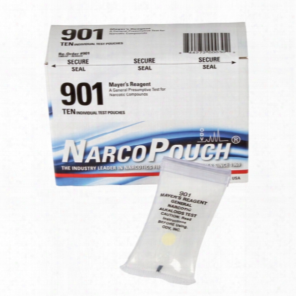 Forensics Source Narcopouch Professional Drug Id Test Kit, 130 Tests - White - Unisex - Included