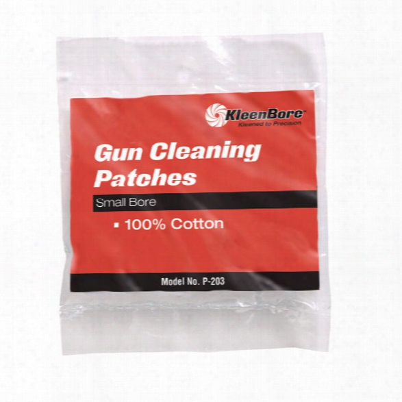 Kleen Bore (50) -1/4" Cleaning Patches, .38 - .45 - Unisex - Included