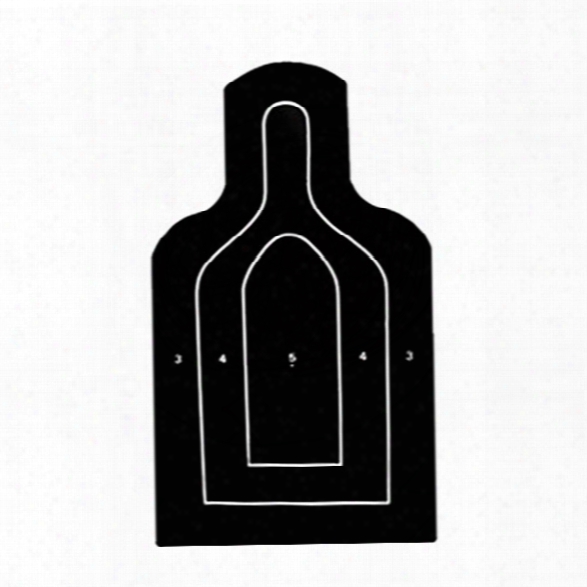 Law Enforcement Targets M9 Silhouette 25-meter, 25/pk - Black - Unisex - Included