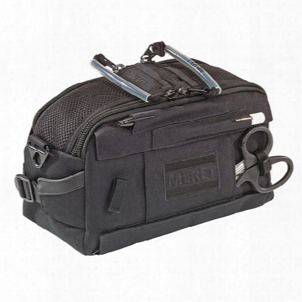 Meret First-in Pro Sidepack System, Tactical Black - Chrome - Male - Included