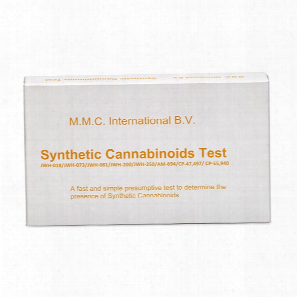 Mmc America Synthetic Drug Test Kit For Spice, K2, K3, "synthetic Marijuana", Bx/10 - Yellow - Male - Included