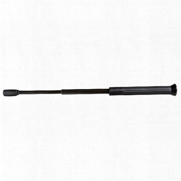 Monadnock 21" Autolock X3 Baton, Blackened Electroless Nickel, Foam Grip, Safety Tip, Standard Endcap - Black - Male - Included